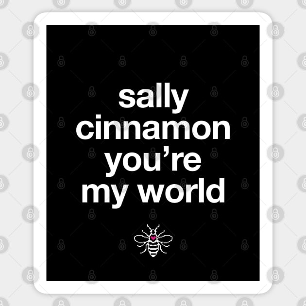 The Stone Roses Sally Cinnamon Digital Pixel Bee Sticker by Butter Creative